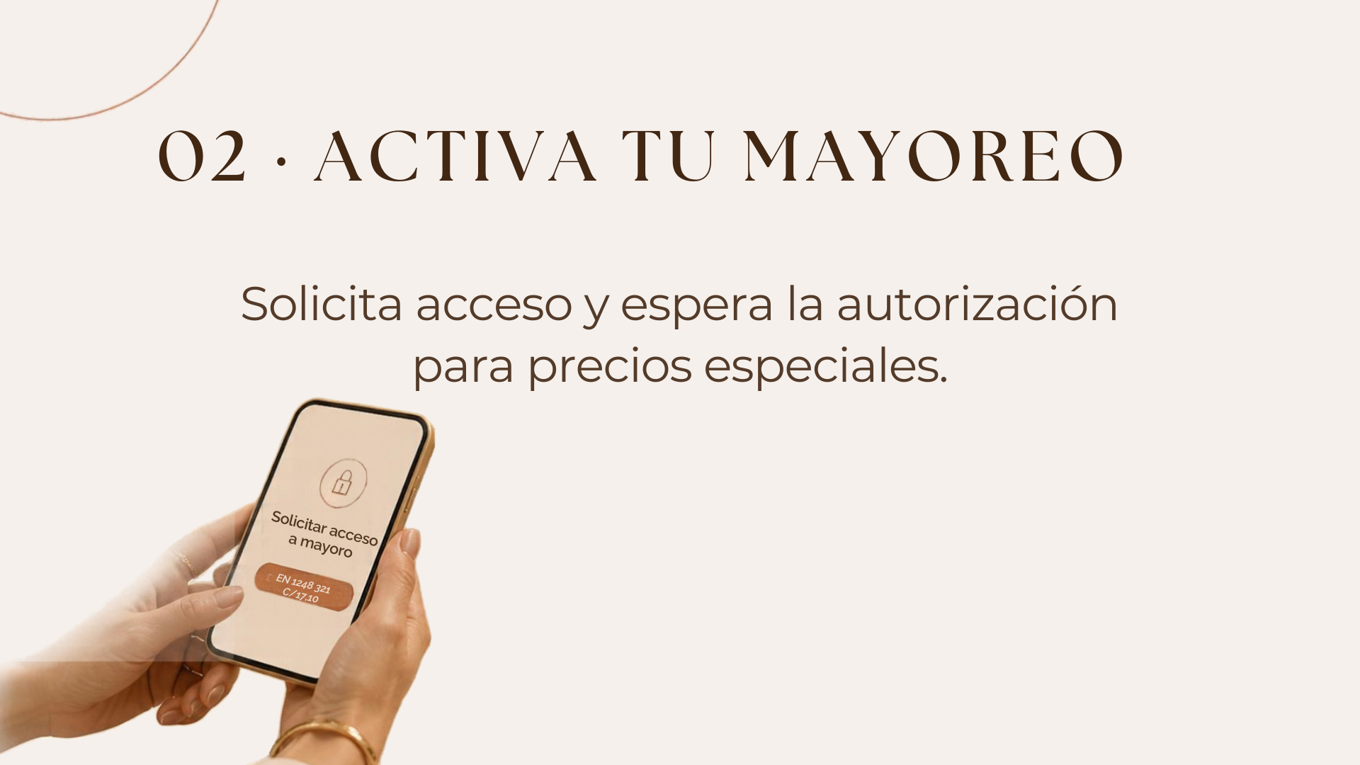 Paso 2: Activa tu mayoreo