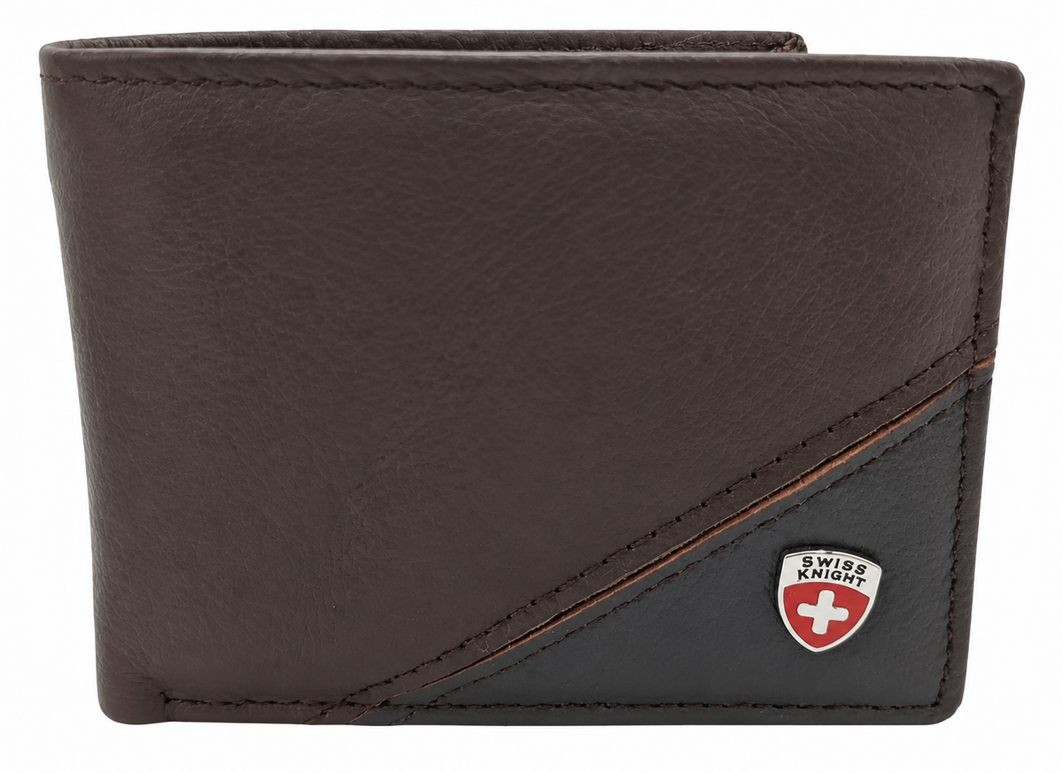 Cartera de piel- Swiss Knight