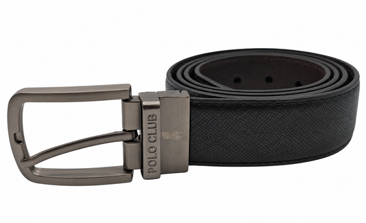 Cinturón sintético reversible doble vista - Polo Club
