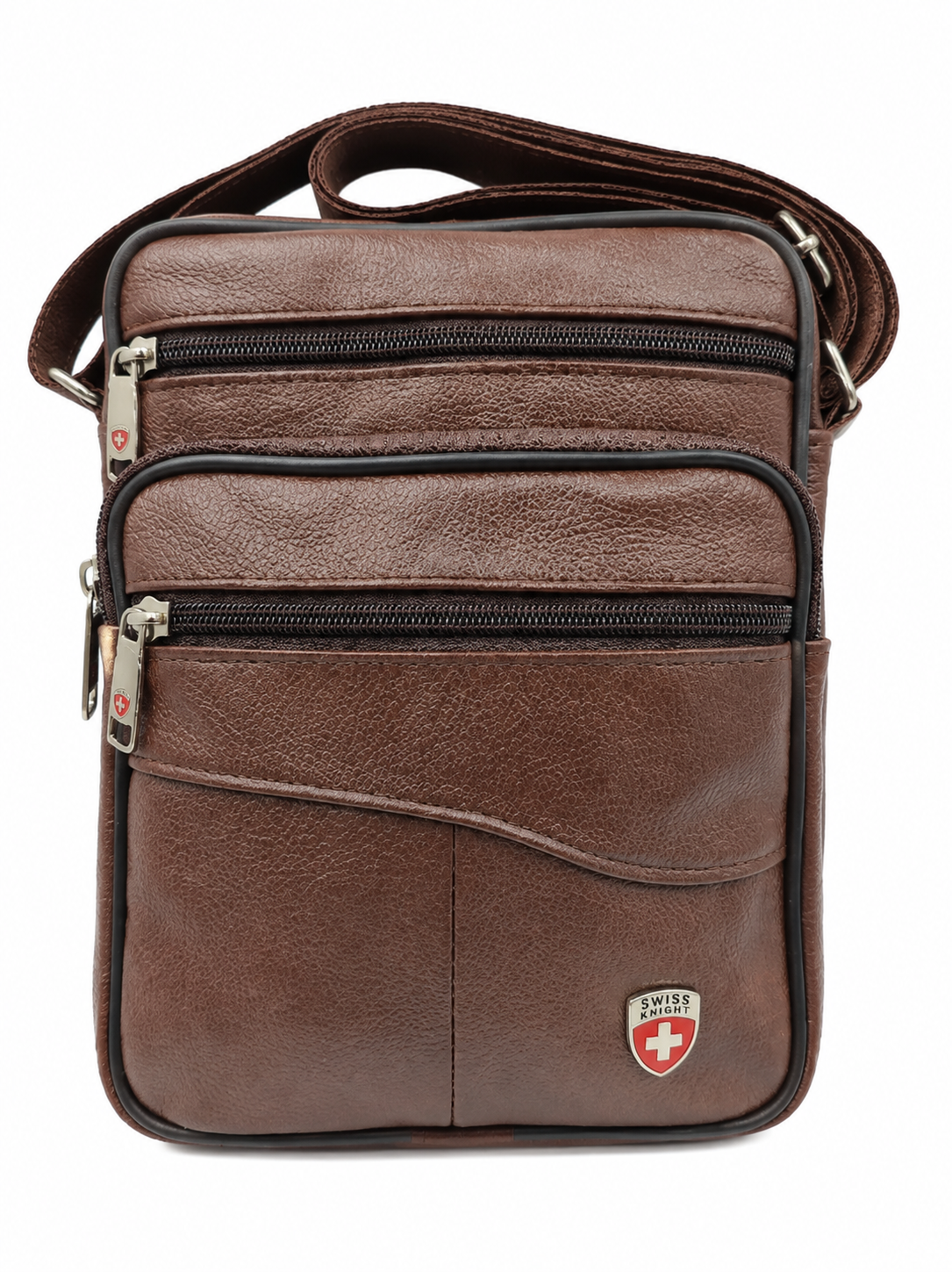 Mariconera de piel Swiss Knight